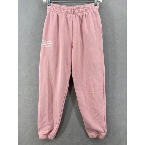 Barstool Sports Pants - Barstool Sports Sweatpants Womens Sz XS Pink Call Her Daddy Joggers Heavy Weight